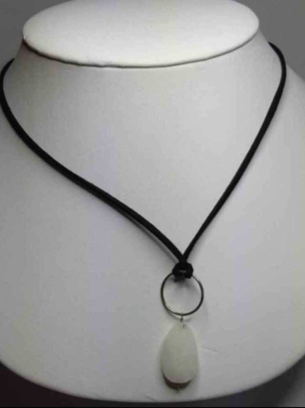 White Quartz Sterling Silver Necklace